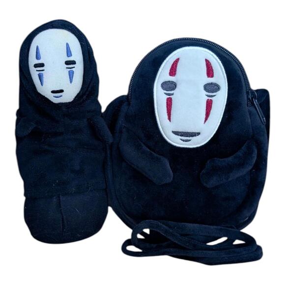 Spirited Away No Face Plush & Small Crossbody Purse - Picture 1 of 9